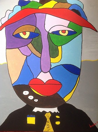Clowntje painted by Rene Klerks