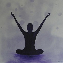 Yoga art 6 painted by 