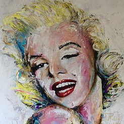 Marilyn Monroe painted by 
