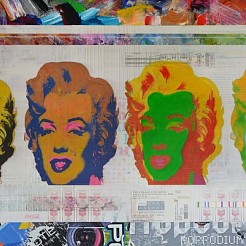 Marilyn Monroes painted by 
