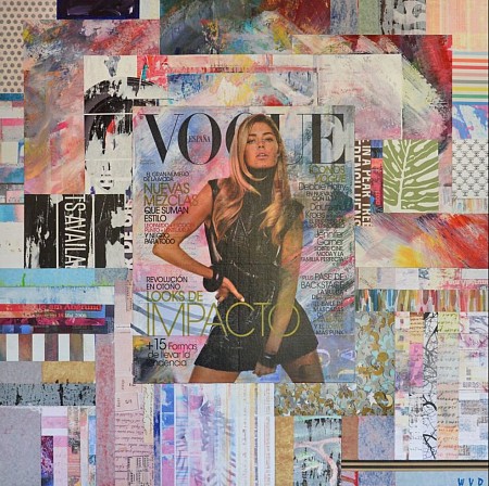 Vogue Doutzen painted by WVD ART