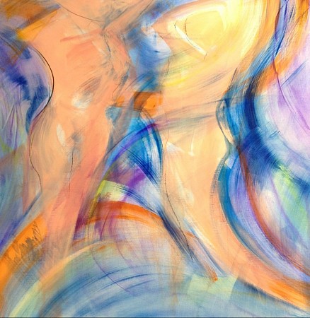 Beweging,higgs en de mens painted by Brighart