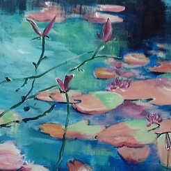 Waterlelies painted by 