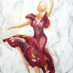 Flamenco painted by 