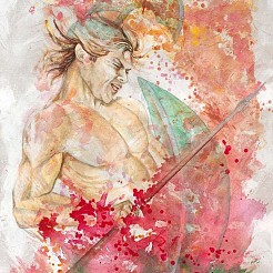 Ares painted by 