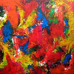 Abstract painted by 