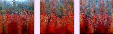 Terra Rossa (drieluik) painted by Alika-Art