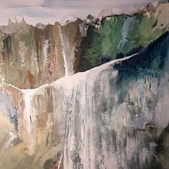 Waterval painted by 