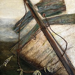 Scheepswrak Camaret sur Mer painted by 