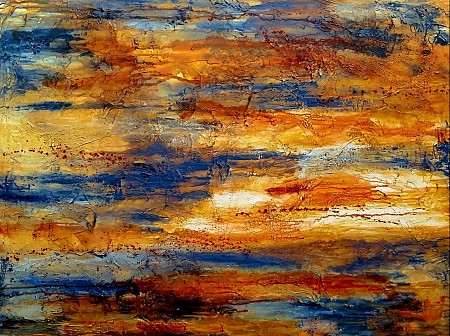 Tuscan Wall painted by Marion Buijink