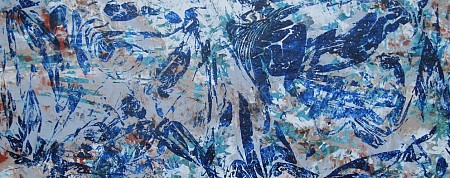 Deep Blue painted by Marion Buijink
