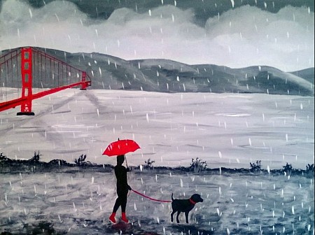 Raining Day and Monday`s painted by Aat Kuijpers