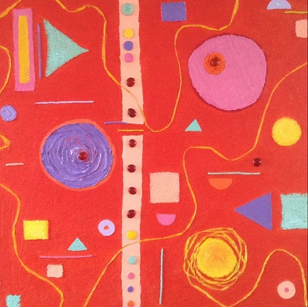 Abstract painted by Anita art nondual
