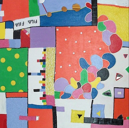 Vrij werk 8 painted by Anita art nondual