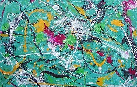 Vrij werk painted by Anita art nondual