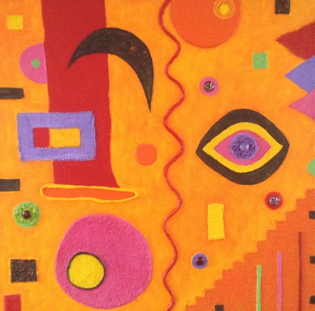 Abstract painted by Anita art nondual