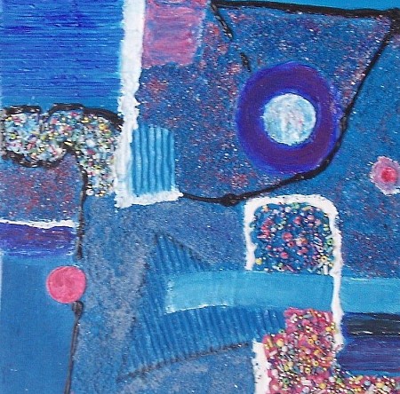 Abstract ZT 1 painted by Anita art nondual
