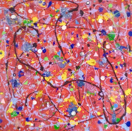 Vrij werk 3 painted by Anita art nondual