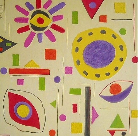 Abstract painted by Anita art nondual