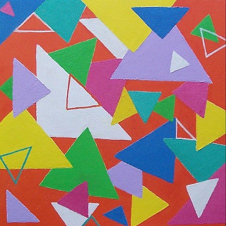 Abstract geometrisch spel 1 painted by Anita art nondual