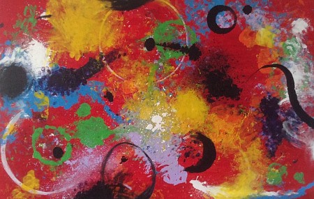 Abstract painted by Anita art nondual