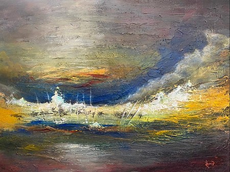 Ominous Rumble painted by Herold Boertjens