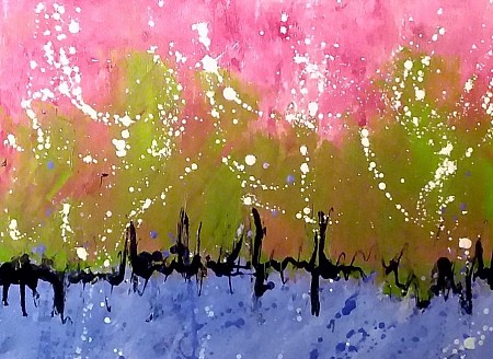 Heartbeat painted by Marijke Bestman