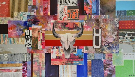 Buffalo (skull) painted by WVD ART