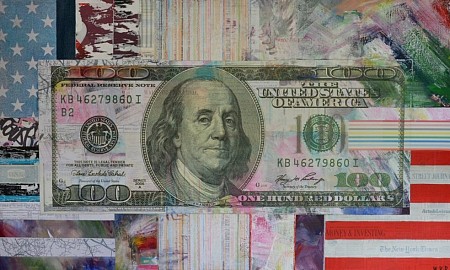 It's all about the money painted by WVD ART