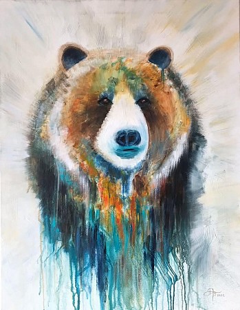 Connection With Mother Earth painted by Gemstones-Art