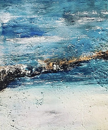 Driftwood in seattle pacific north west painted by Diney-Art