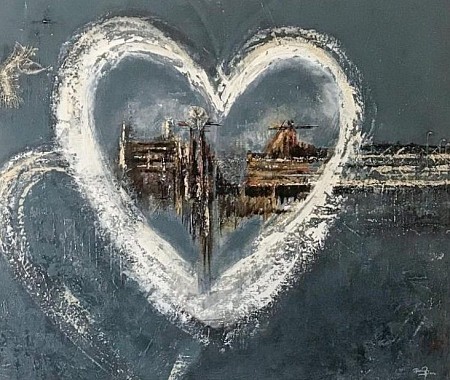 Love connection painted by Diney Berg
