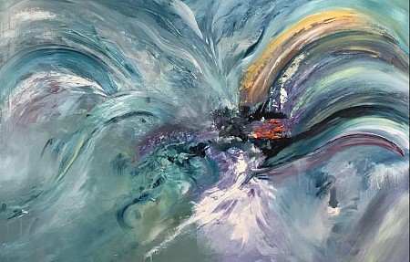 Flowerpower painted by Diney Berg