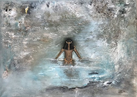 Awareness painted by Diney Berg