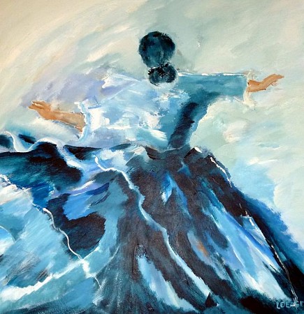 Dans painted by Loes Loe-sei Beks
