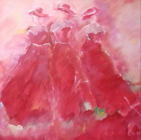 Dans painted by Loes Loe-sei Beks