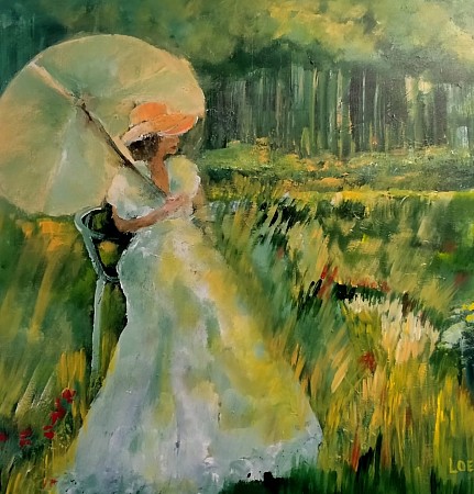 Romantisch painted by Loes Loe-sei Beks