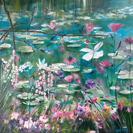 Giverny painted by Loes Loe-sei Beks