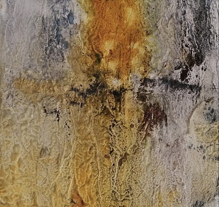 Uitbarsting painted by Hannie Hopster