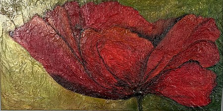 Papaver painted by Hannie Hopster