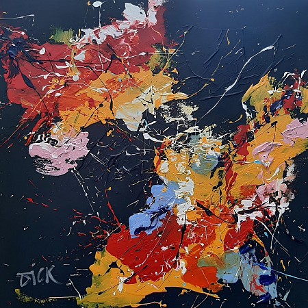 Conversation painted by Dick Preesman