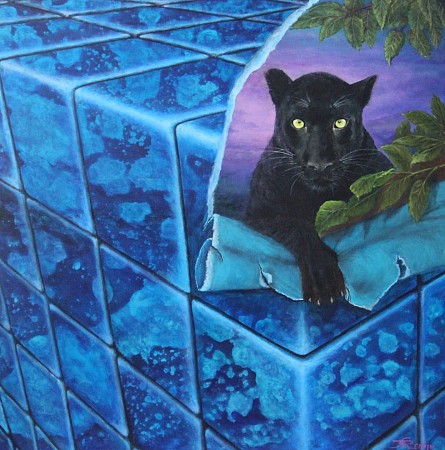 Mau painted by Nina Romijn kunstenaar schilderijen