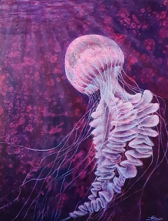 Zeeleven painted by Nina Romijn kunstenaar schilderijen