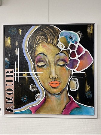 Amour painted by Imke de Vries