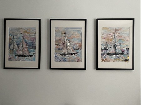 I am saling painted by Imke de Vries