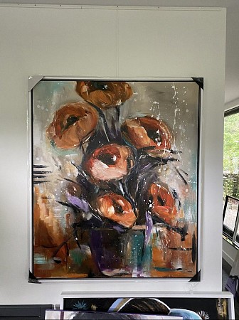 Flower power 2 painted by Imke de Vries