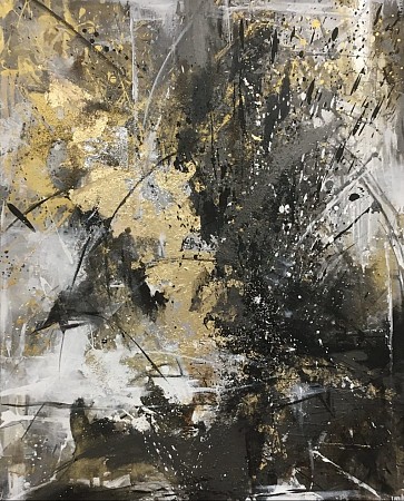 Sky explosion 5 painted by Imke de Vries