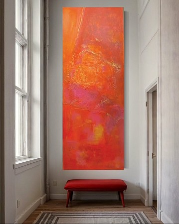 Vlammend Hart painted by RietjeArt