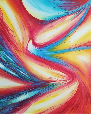 Lifestream painted by Django Soeters