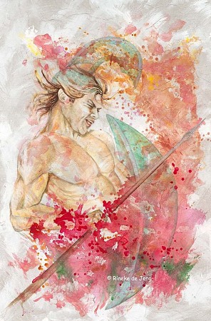 Ares painted by Rineke de Jong